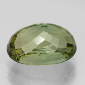 Tourmaline Gemstone in 10.8 x 7.8 mm Size for Sale, Tourmaline Stone in Yellowish Green Color