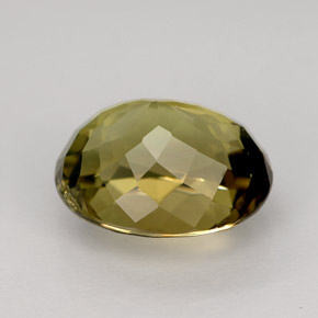 Tourmaline Gemstone in 11 x 9 mm (calibrated) Size for Sale, Tourmaline Stone in Greenish Golden Color