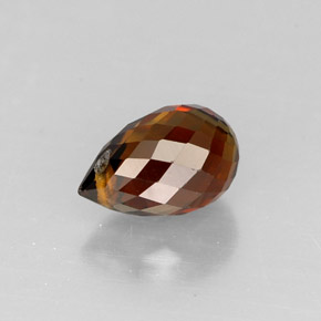 0.81 ct Multicolor Tourmaline Gemstone, Tourmaline Gem in Briolette with Hole Shape for Sale.