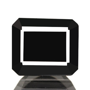 1.76 ct Black Tourmaline Gemstone, Tourmaline Gem in Octagon Facet Shape for Sale.