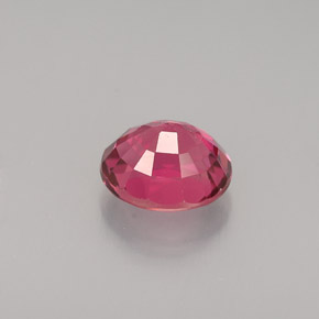 Tourmaline Gemstone in 6.8 x 5.7 mm Size for Sale, Tourmaline Stone in Red Pink Color