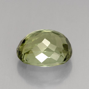 Tourmaline Gemstone in 10.4 x 8.7 mm Size for Sale, Tourmaline Stone in Yellowish Green Color