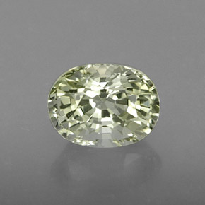 1.15 ct Green Tourmaline Gemstone, Tourmaline Gem in Oval Facet Shape for Sale.