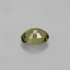 Tourmaline Gemstone in 7 x 5.3 mm Size for Sale, Tourmaline Stone in Golden Green Color