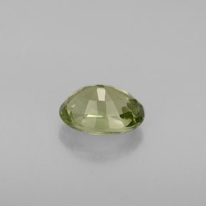 Tourmaline Gemstone in 7.1 x 5.2 mm Size for Sale, Tourmaline Stone in Yellowish Green Color