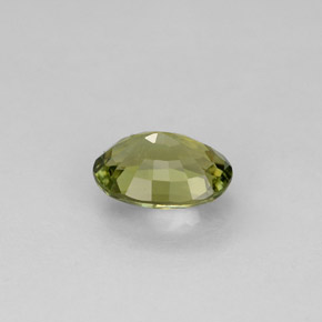 Tourmaline Gemstone in 7.2 x 5.4 mm Size for Sale, Tourmaline Stone in Golden Green Color