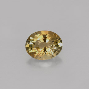 0.82 ct Brown Tourmaline Gemstone, Tourmaline Gem in Oval Facet Shape for Sale.
