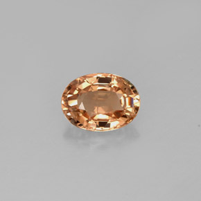 0.87 ct Yellow Tourmaline Gemstone, Tourmaline Gem in Oval Facet Shape for Sale.