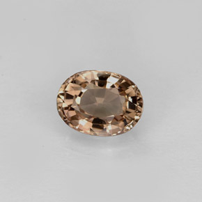 1.03 ct Brown Tourmaline Gemstone, Tourmaline Gem in Oval Facet Shape for Sale.