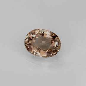 1.03 ct Brown Tourmaline Stone, Natural Tourmaline in Oval Facet Shape for Sale