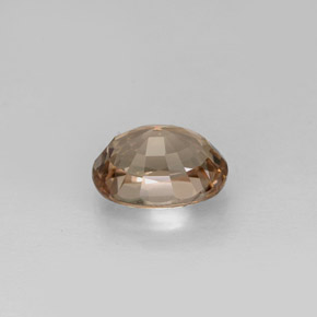 Tourmaline Gemstone in 7 x 5.3 mm Size for Sale, Tourmaline Stone in Light Golden Brown Color