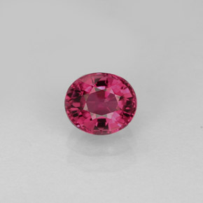0.85 ct Pink Tourmaline Gemstone, Tourmaline Gem in Oval Facet Shape for Sale.