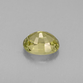 Tourmaline Gemstone in 6.2 x 5 mm Size for Sale, Tourmaline Stone in Yellowish Green Color