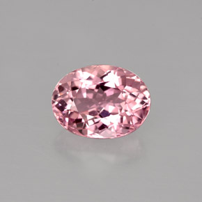 2.01 ct Pink Tourmaline Stone, Natural Tourmaline in Oval Facet Shape for Sale