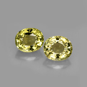 1.66 ct Green Tourmaline Gemstone, Tourmaline Gem in Oval Facet Shape for Sale.