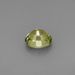 Tourmaline Gemstone in 6.2 x 5.3 mm Size for Sale, Tourmaline Stone in Yellowish Green Color
