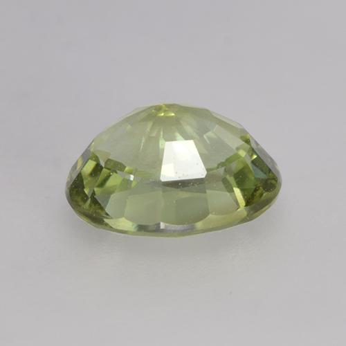 Tourmaline Gemstone in 6.3 x 5.2 mm Size for Sale, Tourmaline Stone in Light Forest Green Color