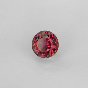 0.77 ct Multicolor Tourmaline Stone, Natural Tourmaline in Round Facet Shape for Sale