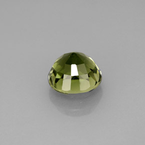 Tourmaline Gemstone in 7.4 mm Size for Sale, Tourmaline Stone in Yellowish Green Color
