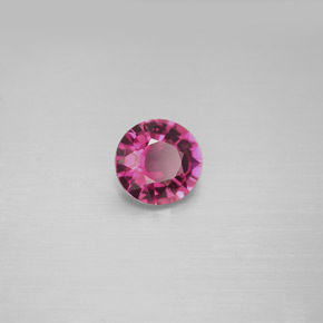 0.76 ct Violet Tourmaline Stone, Natural Tourmaline in Round Facet Shape for Sale
