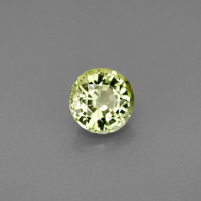0.81 ct Green Tourmaline Stone, Natural Tourmaline in Round Facet Shape for Sale