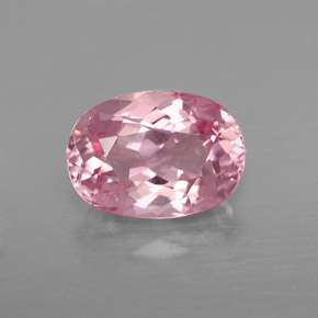 1.95 ct Pink Tourmaline Gemstone, Tourmaline Gem in Oval Facet Shape for Sale.