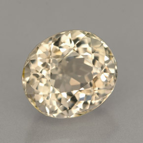 2.79 ct Yellow Tourmaline Stone, Natural Tourmaline in Oval Facet Shape for Sale