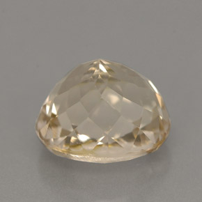Tourmaline Gemstone in 8.6 x 7.5 mm Size for Sale, Tourmaline Stone in Light Greenish Golden Color