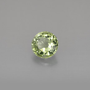 1.03 ct Green Tourmaline Stone, Natural Tourmaline in Round Facet Shape for Sale
