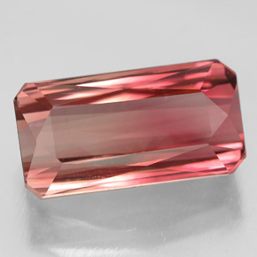 6.88 ct Pink Tourmaline Gemstone, Tourmaline Gem in Octagon / Scissor Cut Shape for Sale.