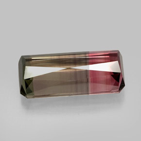 Tourmaline Gemstone in 19.4 x 9.9 mm Size for Sale, Tourmaline Stone in Bi-color Color