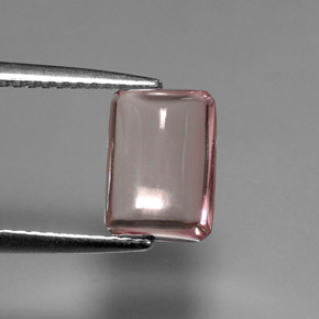 2.63 ct Pink Tourmaline Stone, Natural Tourmaline in Baguette Cabochon Shape for Sale