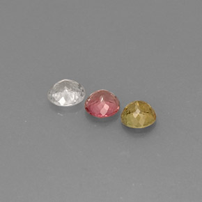 Tourmaline Gemstone in 5 mm (calibrated) Size for Sale, Tourmaline Stone in Multicolor Color