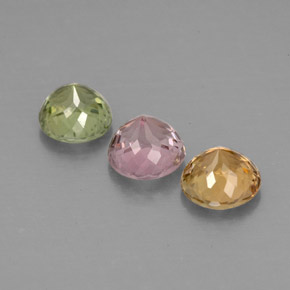 Tourmaline Gemstone in 5 mm (calibrated) Size for Sale, Tourmaline Stone in Multicolor Color