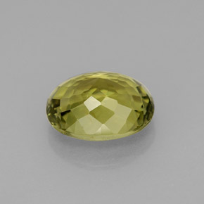Tourmaline Gemstone in 8.6 x 7.4 mm Size for Sale, Tourmaline Stone in Golden Green Color