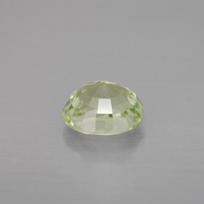 Tourmaline Gemstone in 8.1 x 7.1 mm Size for Sale, Tourmaline Stone in Yellowish Green Color