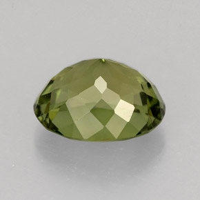 Tourmaline Gemstone in 8.4 x 7 mm Size for Sale, Tourmaline Stone in Gold Green Color