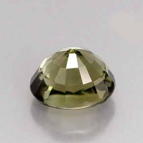 Tourmaline Gemstone in 7.6 x 6.2 mm Size for Sale, Tourmaline Stone in Golden Green Color