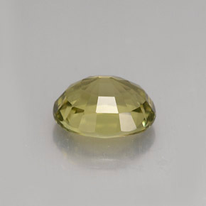 Tourmaline Gemstone in 8.5 x 7.1 mm Size for Sale, Tourmaline Stone in Golden Green Color