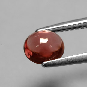 Tourmaline Gemstone in 6.6 x 5.9 mm Size for Sale, Tourmaline Stone in Rose Red Color