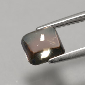 Tourmaline Gemstone in 6.7 x 6.2 mm Size for Sale, Tourmaline Stone in Bi-color Color
