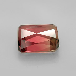 Tourmaline Gemstone in 12 x 10 mm (calibrated) Size for Sale, Tourmaline Stone in Bi-color Color