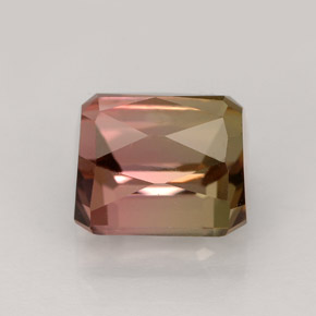 Tourmaline Gemstone in 8.4 x 8.1 mm Size for Sale, Tourmaline Stone in Watermelon Color