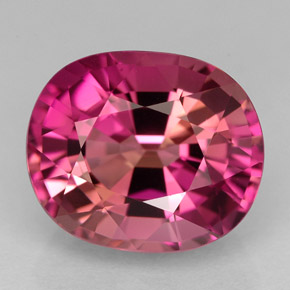 6.61 ct Violet Tourmaline Gemstone, Tourmaline Gem in Oval Facet Shape for Sale.