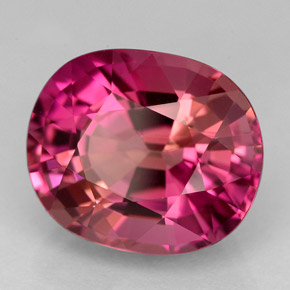 6.61 ct Violet Tourmaline Stone, Natural Tourmaline in Oval Facet Shape for Sale
