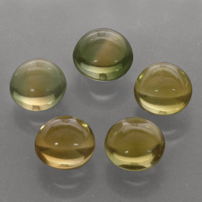 3.20 ct Multicolor Tourmaline Gemstone, Tourmaline Gem in Round Cabochon Shape for Sale.