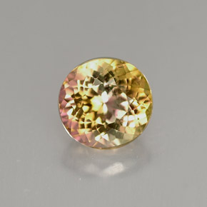 1.17 ct Multicolor Tourmaline Gemstone, Tourmaline Gem in Oval Facet Shape for Sale.