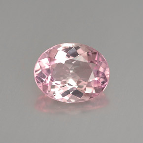 1.04 ct Pink Tourmaline Gemstone, Tourmaline Gem in Oval Facet Shape for Sale.