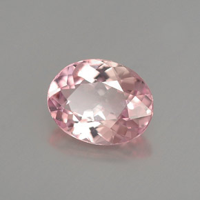 1.04 ct Pink Tourmaline Stone, Natural Tourmaline in Oval Facet Shape for Sale