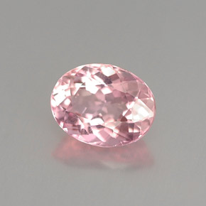 1.07 ct Pink Tourmaline Stone, Natural Tourmaline in Oval Facet Shape for Sale